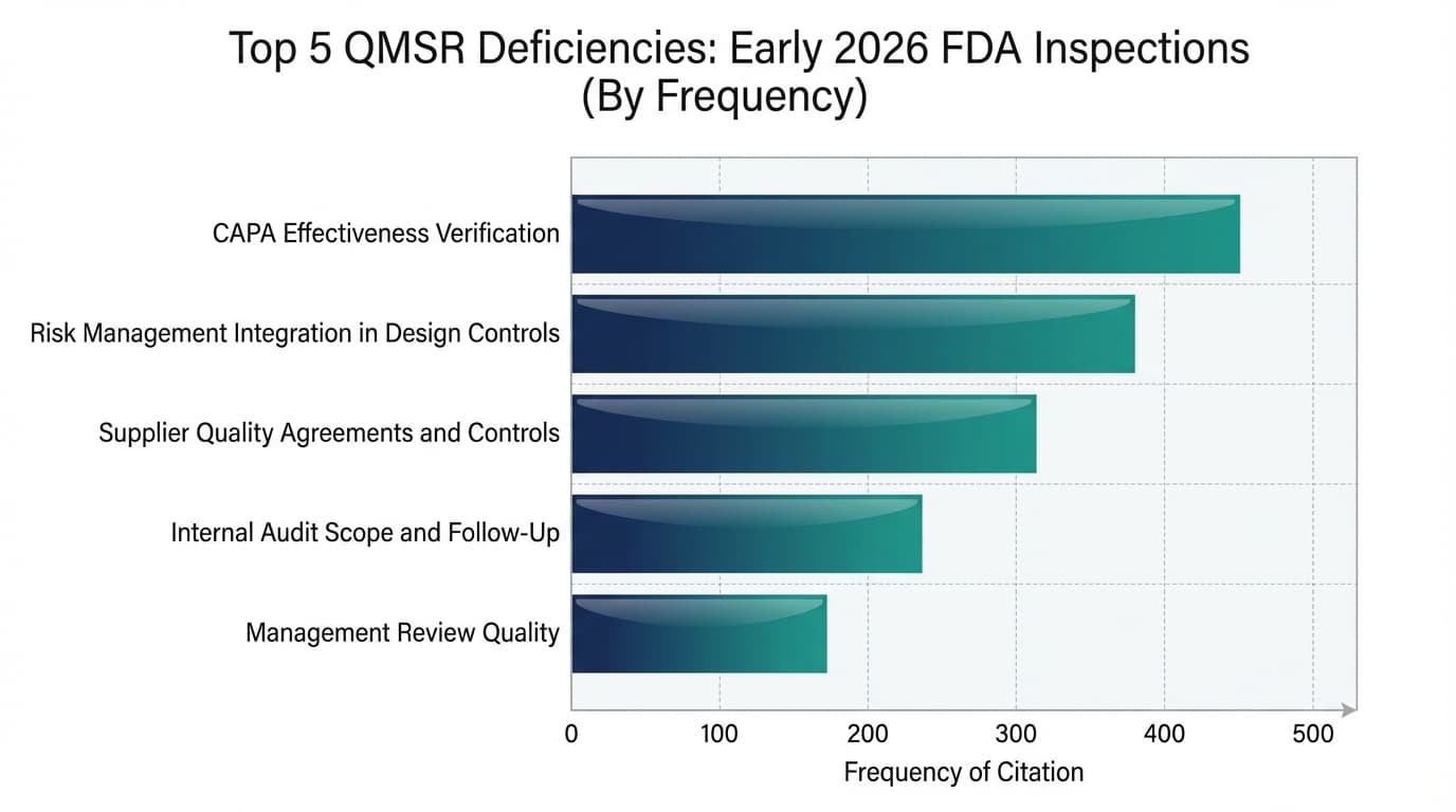 Thread-pulling approach showing complaint to CAPA to risk file to design change traceability